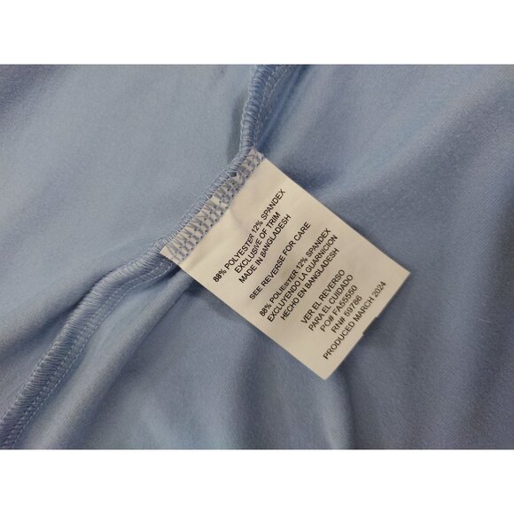 Legend Inspire XL Mens Polo Shirt Light Blue Polyester/Spandex Blend, NWT. - Picture 5 of 7